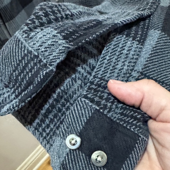 David Taylor Charcoal and Slate Plaid Shirt 2XL A0018 - Picture 5 of 9